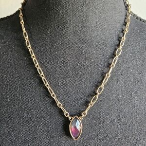 Lonna & Lilly Resin and Glass Stone Gold Tone Necklace